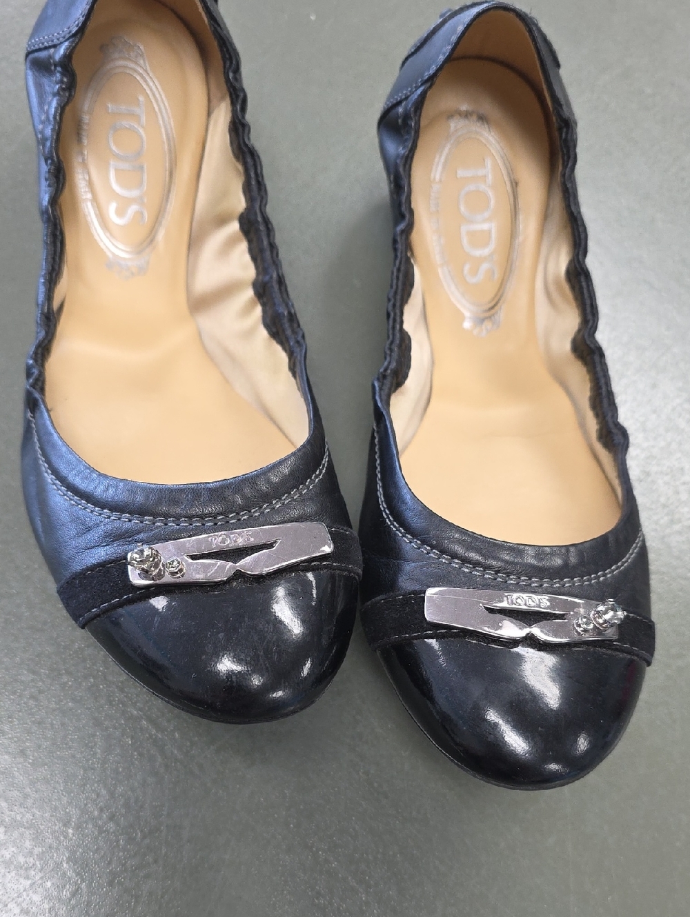 Tods Tod's Flats Sz 38 Made In Italy - Picture 2 of 5